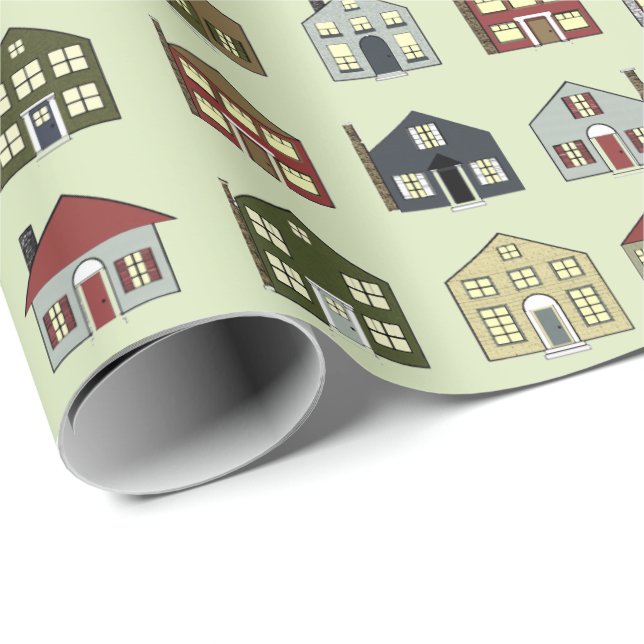 Papel de regalo para agentes inmobiliarios (Esquina del rollo)