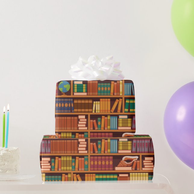 Papel de regalo para amantes de los libros (Regalos de fiesta)