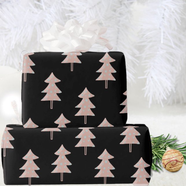 Papel de Regalo para Árbol de Navidad Moderno – Bo (Subido por el creador)