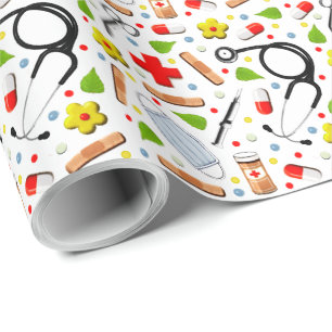 Papel de regalo para atención médica