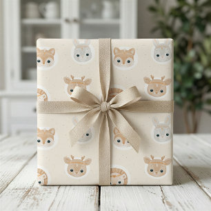 Papel de regalo para baby shower de animales del b