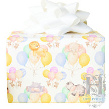 Papel de Regalo para Baby Shower de Safari
