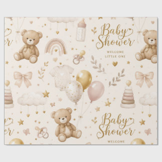 Papel de regalo para baby shower Elegante regalo d
