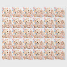 Papel de regalo para baby shower lindo | Tumble Wa