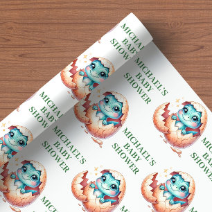 Papel de Regalo para Baby Shower Pronto a Eclosion