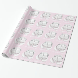 Papel de regalo para baby shower Zapatos de bebé r