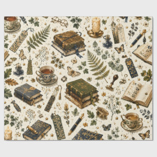 Papel de regalo para bibliotecario ratón de biblio