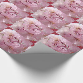 Papel de regalo para despedida de soltera con nomb