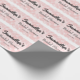 Papel de regalo para despedida de soltera de encaj