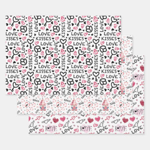 Papel de regalo para el Día de San Valentín