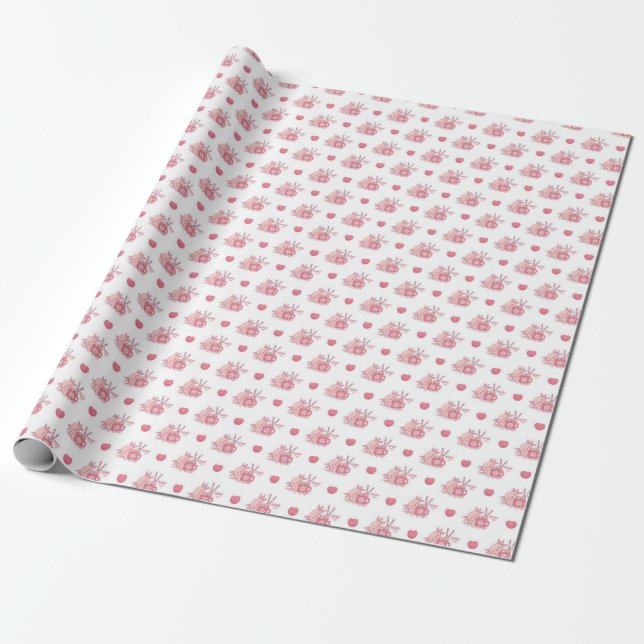 Papel de regalo para el día de San Valentín (Desenrollado)