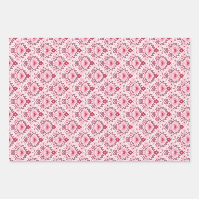 Papel de regalo para el Día de San Valentín, juego (Anverso)