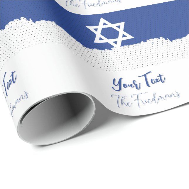Papel De Regalo Para eventos judíos Holidays Bar/Bat Mitzvah (Esquina del rollo)