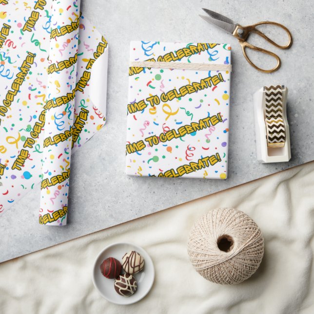 Papel de regalo para fiesta de cumpleaños (Artesanía)