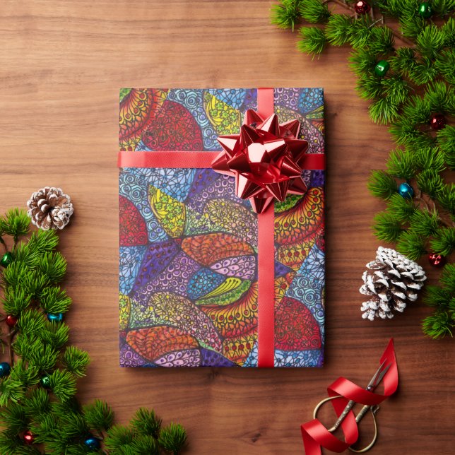 Papel de regalo para fiestas - Groovy  (Regalo de vacaciones)