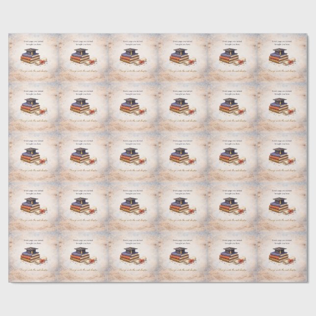 Papel de regalo para graduación (Superficie plana)