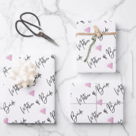 Papel de regalo para la madre de la novia, juego d