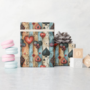 Papel De Regalo Para los amantes de los juegos de cartas. Reproduc