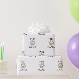 Papel De Regalo Para Mamá Fur, Día de la Madre y Cumpleaños de Ama