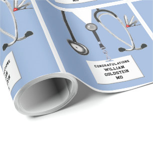 Papel de regalo para médico