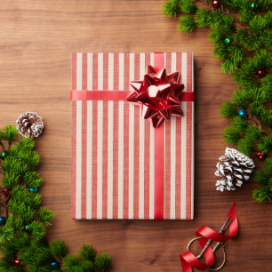 Papel de regalo para Navidad en estilo retro.
