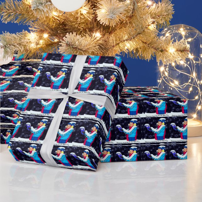 Papel de regalo para Navidades fríos (Vacaciones)