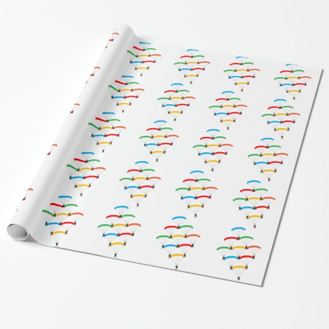 Papel De Regalo Paracaídas CRWrap (Desenrollado)