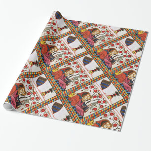 PAPEL DE REGALO PARCHE DE ANTIGÜEDAD ETERNA DE AMOR