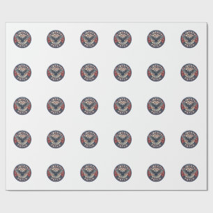 Papel De Regalo Parche de la Libertad Parche Patriótico Bordado