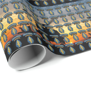 Papel De Regalo Parche de las fuerzas especiales Berets verdes sf