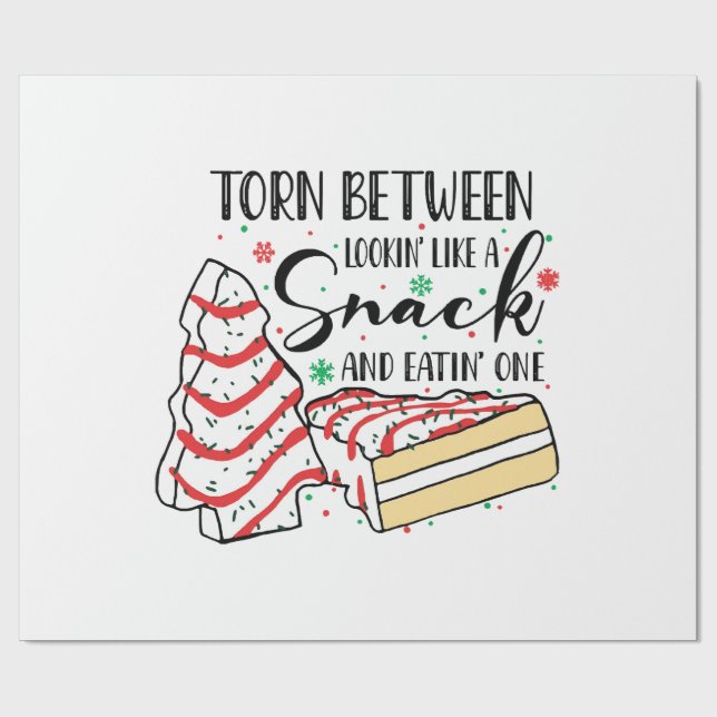 Papel De Regalo Parece Un Snack (Superficie plana)