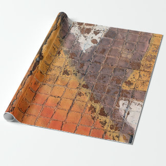 Papel De Regalo Pared de baldosas de ladrillo de mosaico pintado,