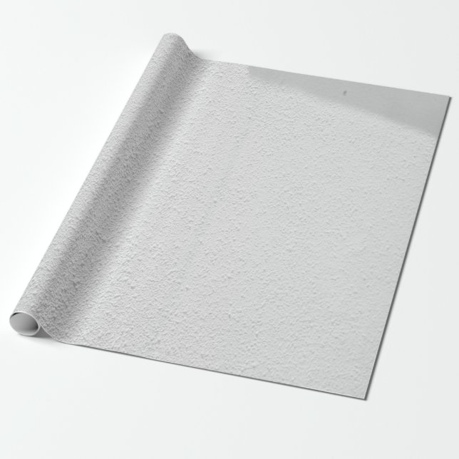 Papel De Regalo Pared de hormigón blanco (Desenrollado)