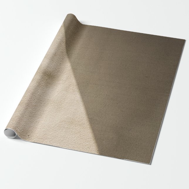 Papel De Regalo Pared de hormigón marrón (Desenrollado)