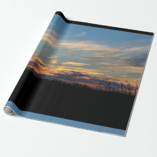 Papel De Regalo Pared de la silueta de la naturaleza