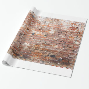 Papel De Regalo Pared de ladrillo viejo