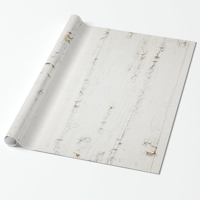 Papel De Regalo Pared de madera Crackled (Desenrollado)