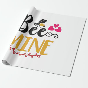 Papel De Regalo Pareja Arte Abeja Mía