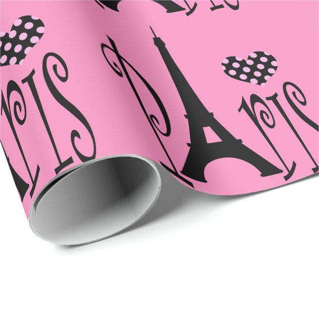 Papel De Regalo París (Esquina del rollo)