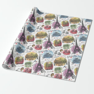Papel De Regalo París