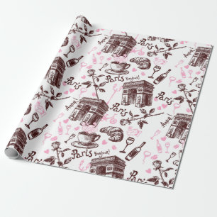 Papel De Regalo París