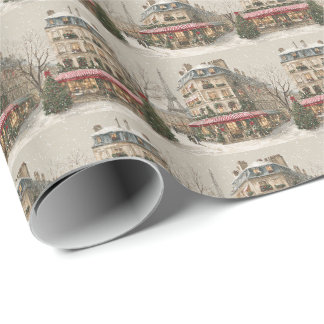 Papel De Regalo París en invierno