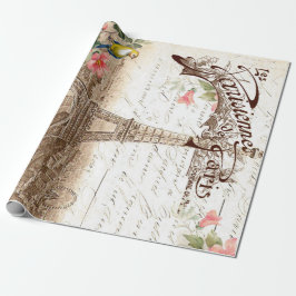 Papel De Regalo París en poster de la primavera 60lb Decoupage