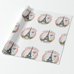 Papel De Regalo Paris Francia 2024 Wrapping Papers, Torre Eiffel