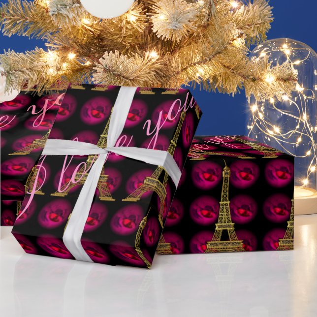 Papel De Regalo Paris Hot Villa 45' Elegante Personalizar (Vacaciones)