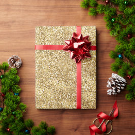 Papel De Regalo Parking unicornio de oro Glitz Purpurina
