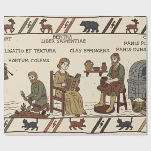 Papel De Regalo parodia de la tapicería de bayeux