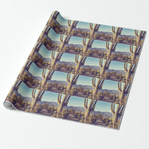 Papel De Regalo Parque Nacional Saguaro, representación escénica.