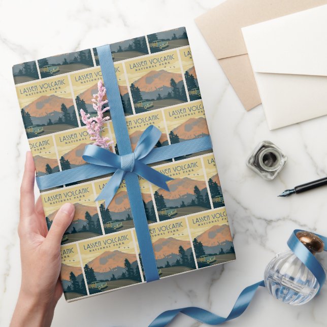 Papel De Regalo Parque nacional volcánico de Lassen | Viaje por ca (Regalar)