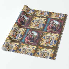 PAPEL DE REGALO PARQUE NATIVITY MONOGRAM